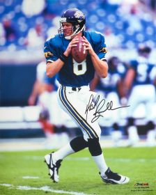 Mark Brunell Signed Jacksonville Jaguars Action 16x20 Photo