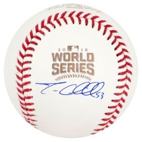 Trevor Cahill Signed Rawlings Official 2016 World Series Baseball