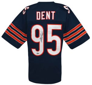 Richard Dent Signed Navy Custom Football Jersey w/HOF'11 - (Beckett)
