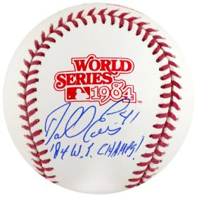 Darrell Evans Signed Rawlings 1984 World Series (Detroit Tigers) Baseball w/84 WS Champs