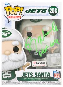 Kevin Mawae Signed New York Jets 'SANTA' Funko Pop Doll #208 w/HOF 2019