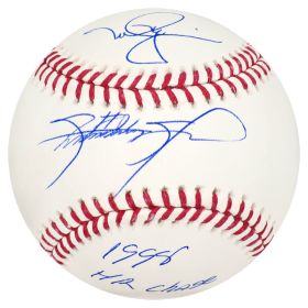 Sammy Sosa & Mark McGwire Dual Signed Official MLB Baseball w/1998 HR Chase