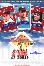 Rosie O'Donnell Signed A League Of Their Own 11x17 Movie Poster