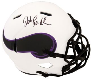 John Randle Signed Minnesota Vikings Lunar Eclipse Riddell Full Size Speed Replica Helmet