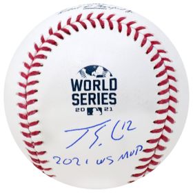 Jorge Soler Signed Rawlings Official 2021 World Series Baseball w/21 WS MVP