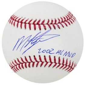 Miguel Tejada Signed Rawlings Official MLB Baseball w/2002 AL MVP