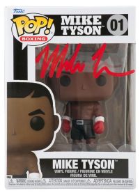 Mike Tyson Signed Boxing Funko Pop Doll #103  (Red Ink)