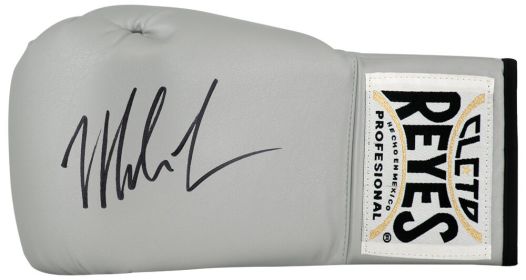 Mike Tyson Signed Cleto Reyes Silver Boxing Glove