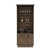 Bar Cabinet Taholah, Living Room, Dark Brown