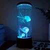 Jellyfish Lava Lamp Vibrant LED Mood Light for Home Dcor