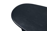 51'' Tapered Tabletop Coffee Table (BLACK)