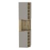 Corner Bar Cabinet Bell, Living Room, Aged Oak / Taupe
