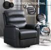 Power Lift Recliner Chair for Adults, Ergonomic Lift Chairs for Elderly, Adjustable Positions PU Leather Home Theater Seating, Black
